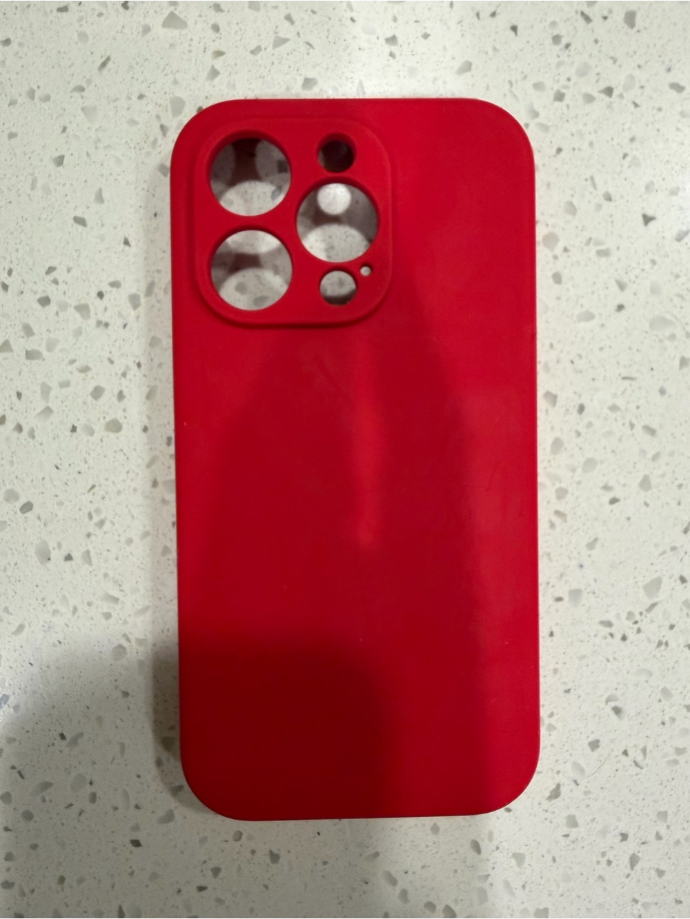 Red Silicone Phone Case For iPhone 14 Pro
